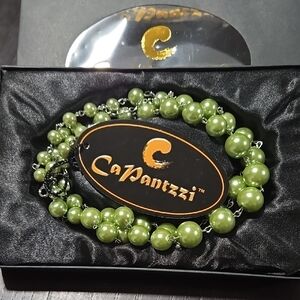 Green Pearl Bracelet